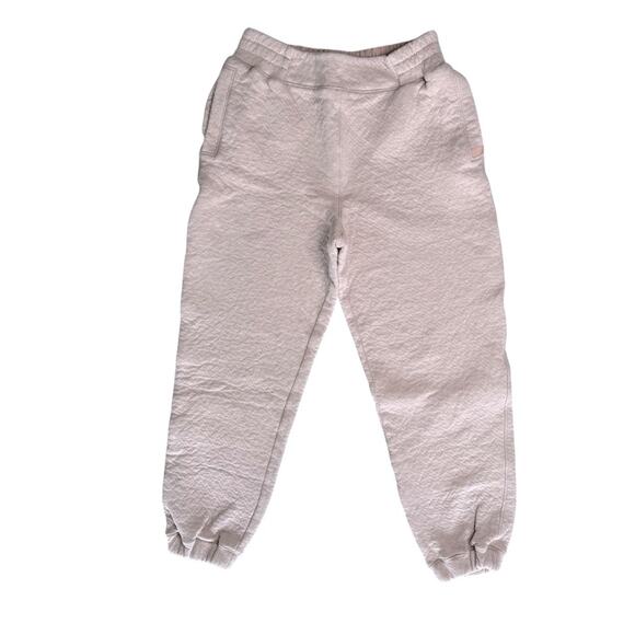 LUNYA Women’s Ottium Tan Pink Pull On Restore Double Faced Lounge Jogger Pants - Picture 2 of 10